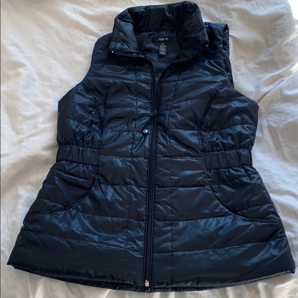 black vest